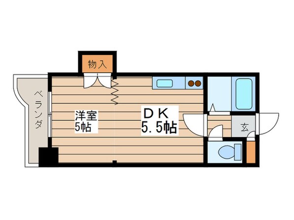 ハイツ南３条の物件間取画像